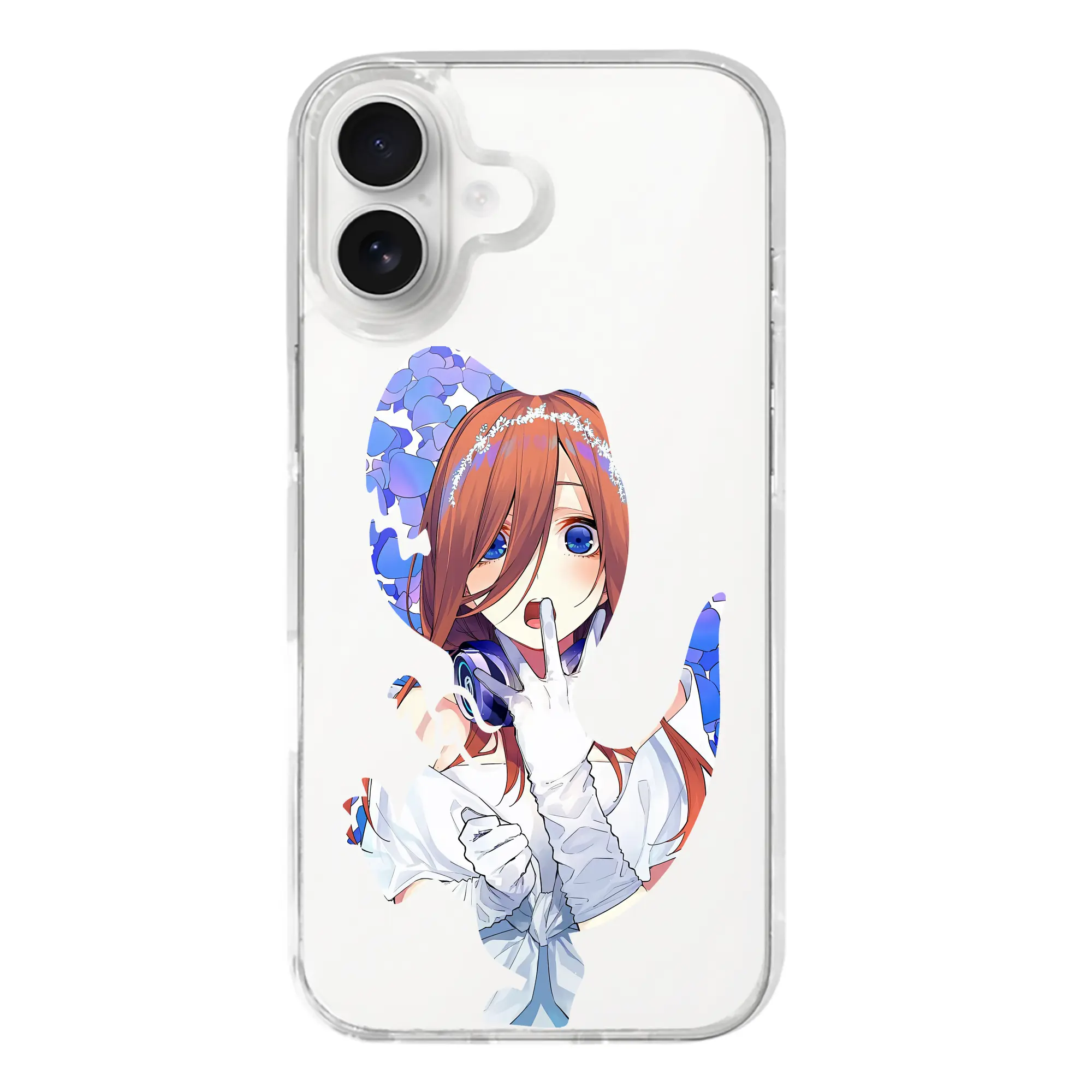 五等分の花嫁 グッズ 中野 三玖 - iPhone 17シリーズ 透明スマホケース – 薄型・耐衝撃・精密フィット保護カバー